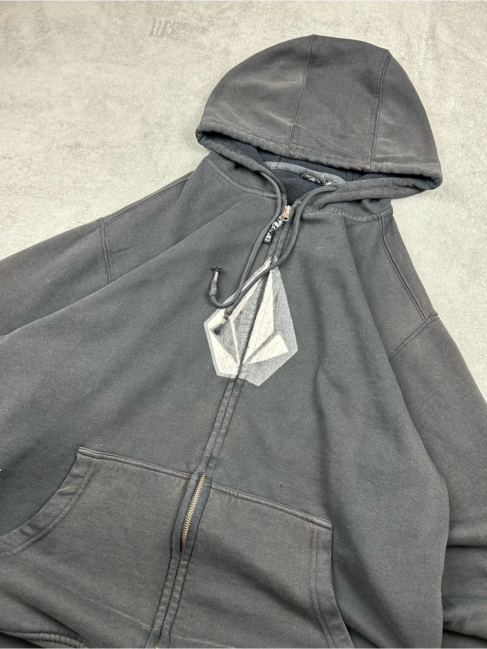 Y2K Skate Volcom Full Zipup hoodie